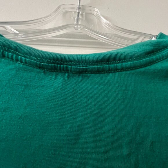 Diesel Green Logo Patchwork T-Shirt Size L Graphic Streetwear Tee - Picture 4 of 7